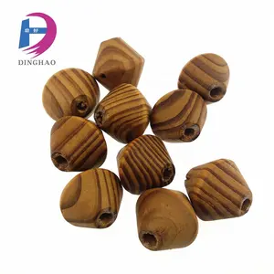 Natural Beads Colour And Wood Loose Beads Material Roun Wood Bead