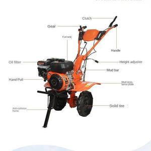 Farm Agricultural Machinery Rotary <b>Cultivator</b> Hand Push Gasoline Farmland <b>Cultivator</b> Power <b>Tiller</b> - Product Image 3