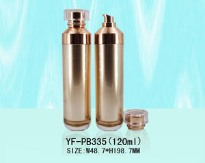 Wholesale Gold Packaging Skin Care Set Face Cream Lotion Cosmetic Acrylic <b>Bottle</b> - Product Image 6