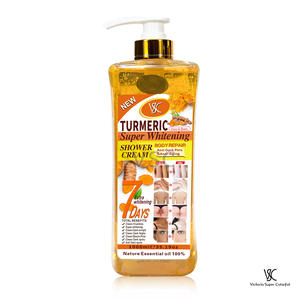 جل استحمام عالي الجودة لتفتيح الكركم والبابايا والورد وفيتامين سي وغسول الجسم وترطيب فرك وتقشير - Product Image 4