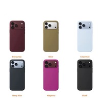 Coque de téléphone en silicone liquide originale pour iPhone 18 17 Pro Max avec bouton magnétique d'animation IA pour iPhone 18 17 Pro