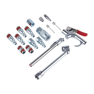 Dingyi 18-Piece Pneumatic Tool Set 3/8 PVC Hose Blow Gun Kit Air Compressor Accessories - Product Image 3
