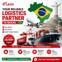 Transitaire le moins cher, service logistique porte-à-porte tout-en-un, fret maritime et aérien, dédouanement DDP, expédition au Brésil