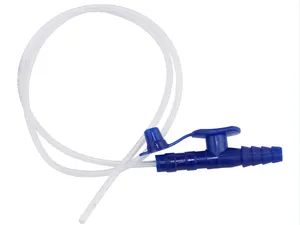 Disposable Medical Grade PVC Closed Thumb Control Suction Catheter