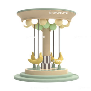 Banana Merry Go Round Toddler Softplay para padres e hijos, equipo de juegos para interiores, juego de juegos para interiores para niños - Product Image 6