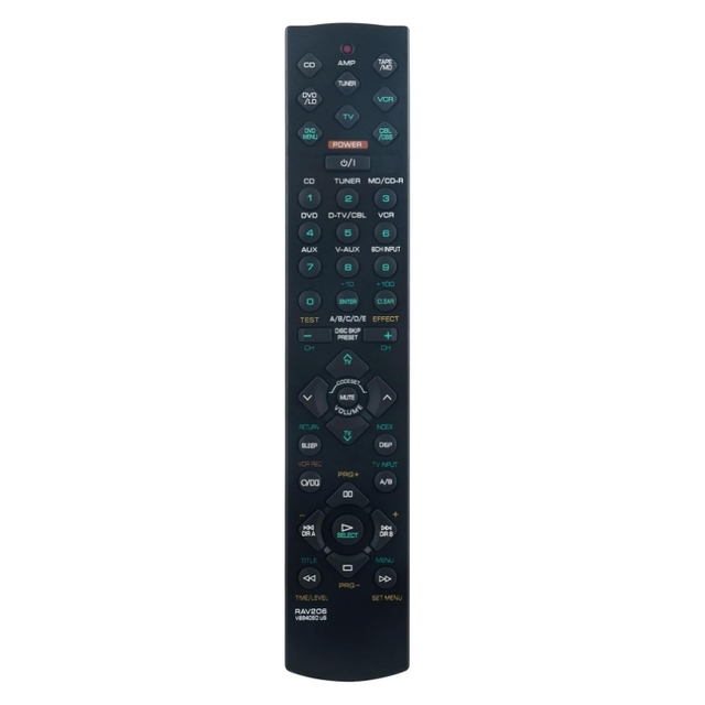 New RAV206 V694090US Replaced Remote Control Use for Yamaha Sound Bar Home System ATS-1520BL YAS152BL YAS152 ATS1520 YAS-152