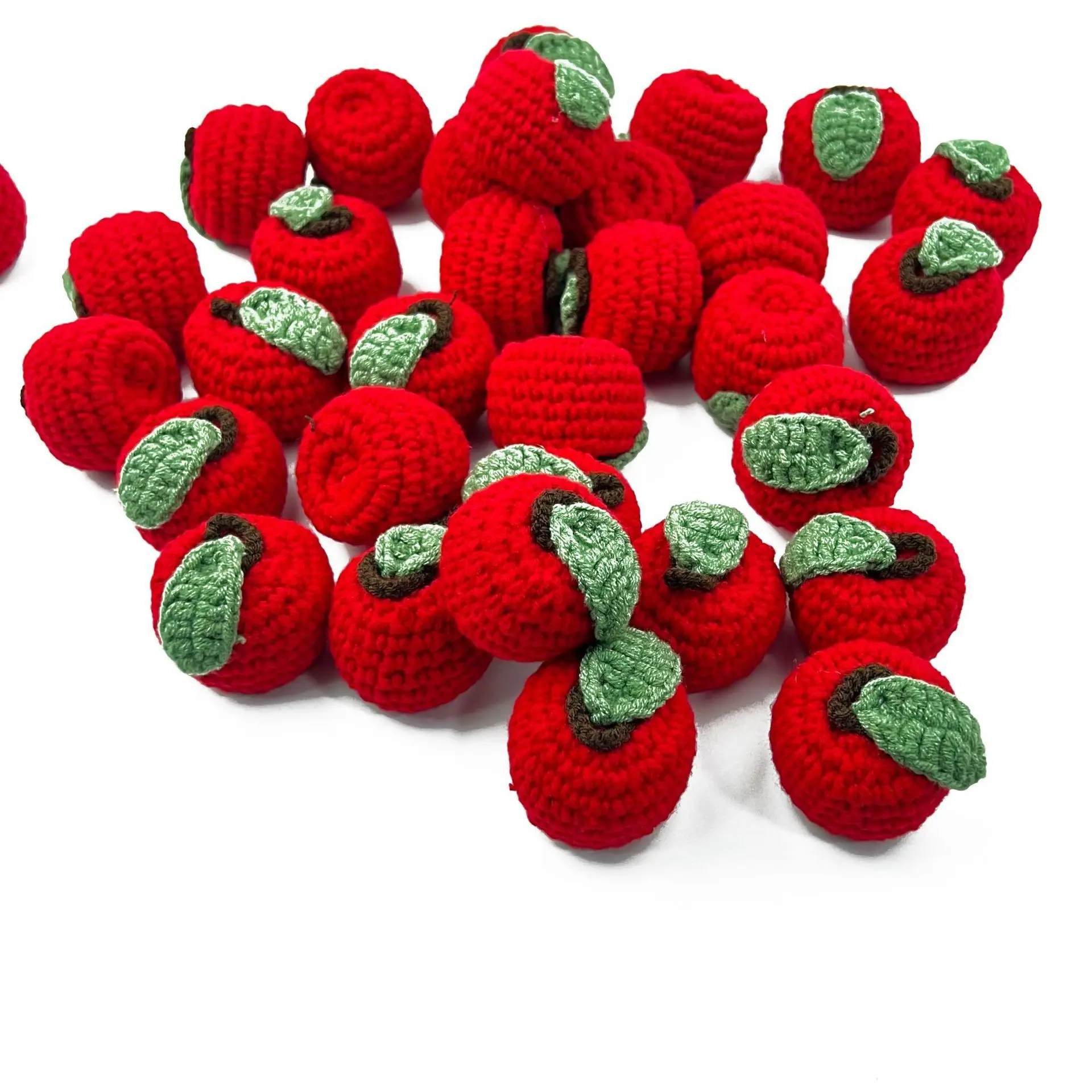 Loja de crochê artesanal de amigurumi de crochê criativo de frutas de crochê com desenhos animados fofos
