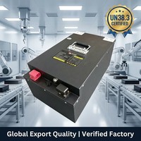 Paket Baterai Lithium Ion QingRun 76.8V untuk Skuter Listrik, Kendaraan Roda Tiga, Sepeda Motor 76.8V 32.5A 65Ah Baterai Lithium Lifepo4