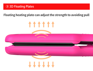 Hot bán bán buôn chuyên NGHIỆP GỐM tóc ép tóc tùy chỉnh màu sắc & logo PTC ion phẳng 480f tóc ép tóc - Product Image 5