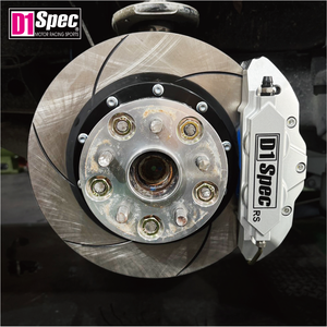 ชุดดิสก์เบรกหลัง OEM สีแดงแบบกำหนดเอง 4 พอต ขนาด 330 มม. 2 ชิ้น สำหรับแปลงรถ Skyline R32 ให้สมดุลที่ดีที่สุดในการอัพเกรดเบรกหลัง - Product Image 2