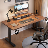 Escritorio Elevador Inteligente Moderno de Doble Motor para el Hogar, para Juegos y Estudio de Computación, Mesa Elevadora Eléctrica para Oficina en Casa