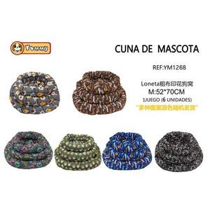 Cuccia Circolare per Cani in Seta 70*52CM, Letto di Lusso per Animali Domestici - Product Image 1