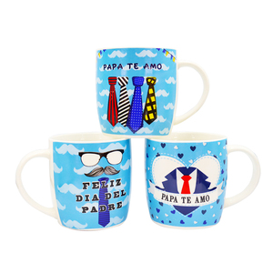 venta al por mayor de porcelana corbata de Día <span class=keywords><strong>del</strong></span> Padre <span class=keywords><strong>Taza</strong></span> de cerámica <span class=keywords><strong>taza</strong></span> de sublimación de beber de la <span class=keywords><strong>taza</strong></span> - Product Image 1