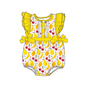 Newborn <strong>Baby</strong> Clothes High Quality 0-24 Month Girls <strong>Baby</strong> <strong>Bodysuit</strong> with Strawberry Print Children's Clothing Wholesale - Product Image 5