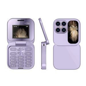Teléfono Móvil Mini Flip I17pro, Voz Mágica, Radio FM, Reproductor de Música y Video, Marcación Rápida, Vibración, 2 Tarjetas SIM, Tamaño Pequeño, Plegable - Product Image 4
