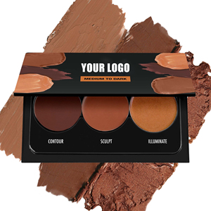 Private Label GMPC True Teint Crème Contour Palette <span class=keywords><strong>Contouring</strong></span> Foundation 3D Contour Crème Maquillage Palette Correcteur - Product Image 1