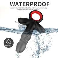 Neuer Analplug mit Kabelloser Fernbedienung, Magnetischer Aufladung, USB, Wasserdicht, Metall, Elektrisch Ausziehbarer Anal-Vibrator Sexspielzeug