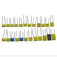 Kit de condensateurs de correction 240 pièces 63V-100V 102J-105J, emballage en boîte plastique, coefficient de température 10%