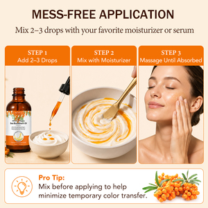 ALIVER Aceite de Espino Amarillo Puro Orgánico Prensado en Frío 60ml, Antioxidante, Nutre, Suaviza, Aceite Esencial Premium para Piel, Cabello y Uñas - Product Image 5