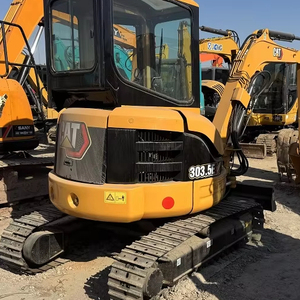 Used CAT303.5 Mini Excavator 3.5 Ton <b>Second</b>-<b>Hand</b> Core Components Motor Engine Gearbox Gear Pump Bearing PLC - Product Image 1