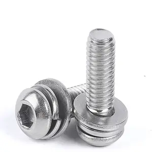 304 Stainless Steel DIN7985 Half Round Head Cross Recessed Bolt