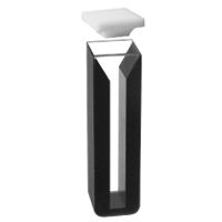 Cuvette de Quartzo com Espectrofotômetro UV Semi Micro com Paredes Pretas e Tampa Tubo de Vidro de Quartzo de Grande Diâmetro - Product Image 2