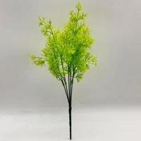 Feuilles de fougère en bambou durables de 35 cm, fleurs artificielles en PE, bouquet écologique, décoration pour mariage, nouvel an chinois, décoration de la maison