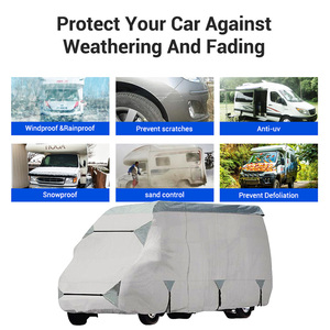 Nuevo diseño de tela Oxford impermeable protección Uv Rv cubierta protección contra granizo viaje remolque Rv cubierta - Product Image 2