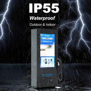 Nouvelle station de <span class=keywords><strong>recharge</strong></span> commerciale pour véhicules électriques DC à double chargeur de 3e niveau, 60 kilowatts, OCPP1.6, avec terminal de paiement - Product Image 4