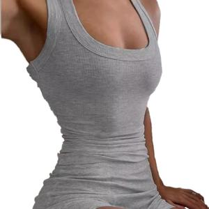 Ensemble deux pièces tricoté personnalisé de haute qualité pour l'automne-hiver, comprenant un sweat à capuche sexy dévoilant le nombril et un nouveau pantalon micro-slim amincissant. - Product Image 2