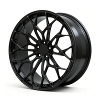 Rines Personalizados LEAD de 16-24 Pulgadas, 6061-T6, Forjados, con Recubrimiento en Polvo, Negros, para Mercedes, para Audi