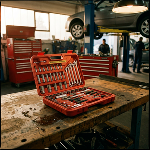 Jeu de clés à cliquet multi-scénarios de 46 pièces, douilles en acier résistantes à l'usure pour travaux automobiles, domestiques et de réparation générale - Product Image 4