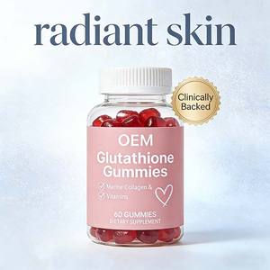 Gummies de glutathion OEM ODM pour le blanchiment de la peau et le soutien antioxydant |   Complément de collagène marin et de vitamine C, formule éclaircissante, 60 - Product Image 2