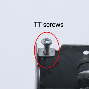 กล่องยูทิลิตี้ที่มีประโยชน์ UL <span class=keywords><strong>2x4</strong></span> IP65 ป้องกันกล่องแยกเหล็กชุบสังกะสีรูปร่างสี่เหลี่ยมผืนผ้า UL ได้รับการรับรอง 58361-VB-1/2 - Product Image 6