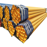 Tuyau d'acier au carbone SC40 ASTM A53 API 5L G R.B à l'intérieur et à l'extérieur du tuyau d'acier au carbone de revêtement de l'anticorrosion 3PE