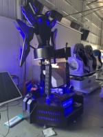 Auriculares VR Directos de Fábrica, Simulador de Vuelo con Alas de Ángel de Metal, Juego Inmersivo 9D para Parques Deportivos y Parques de Trampolines