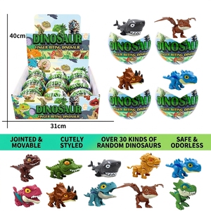 Sachet surprise de dinosaure jouet, dinosaure qui mord le doigt, jouet pour enfants, pour garçons, modèle animal réaliste T-Rex jurassique - Product Image 5