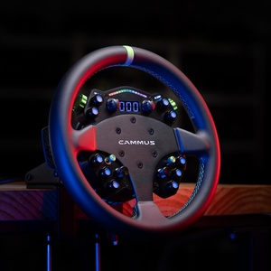 CAMMUS C12 <span class=keywords><strong>Volant</strong></span> de Jeu Simulateur de Course à Entraînement Direct 12nm et Pédales d'Embrayage - Product Image 1