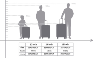 Ensemble de 4 valises rigides - Valises à roulettes légères en PP |   Sacs de voyage en gros pour les affaires et les loisirs aux États-Unis - Product Image 6