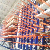 Heavy Duty Cantilever Rack for Steel Pipe Timber Lumber Warehouse Storage Verified Supplier OEM&ODM Custom Racking Solutions
