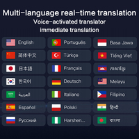 Dispositif de traduction linguistique YDH T10 à double écran de 10,1 pouces, écran tactile IPS, résolution 1920x1080, WiFi 2,4g/5g, voix AI