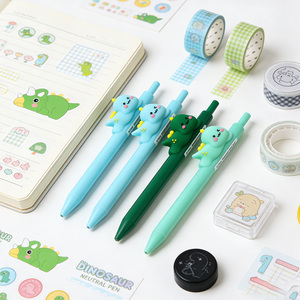 Bolígrafo de Gel 3D con Diseño de Dinosaurio, <span class=keywords><strong>Kawaii</strong></span>, de <span class=keywords><strong>Dibujos</strong></span> Animados, Tinta Negra de 0.7mm, Plástico, Creativo, <span class=keywords><strong>para</strong></span> la Escuela, Oficina, Papelería, Regalo <span class=keywords><strong>para</strong></span> Niños - Product Image 1
