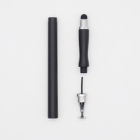 Stylet capacitif universel 2-en-1 à double pointe en plastique pour téléphones mobiles et tablettes, avec tissu conducteur de 1,0 mm, pour dessin (motif animal)