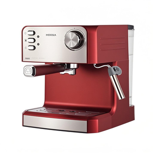 Cafetera Espresso eléctrica moderna de 1,6 l, diseño de una sola taza, carcasa de aluminio, máquina semiautomática para uso doméstico, coche al aire libre - Product Image 4