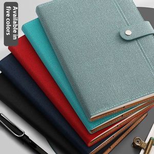 2025 Customizable Business Notebook Thickened Leather Hardcover A5 Size 100 Sheets Thread <b>Sewing</b> Self Help Work Meeting Record - Product Image 3