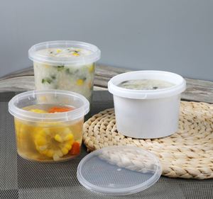 Contenants alimentaires 24oz 32oz à prix d'usine, compatibles micro-ondes, de haute qualité, pour soupes et préparation de repas - Product Image 1