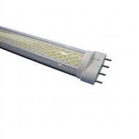 Tube LED PLL 2G11-4pin SMD 18W pour bureau/supermarché, 360°, plusieurs longueurs (225mm/320mm/410mm/540mm), blanc neutre 4100K, garantie 3 ans