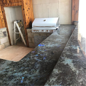 Encimera de Cocina Retroiluminada de Granito Azul Lemuriano Labradorita para Decoración de Hogar de Lujo - Product Image 3