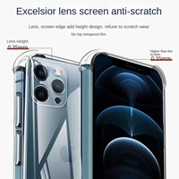 Étui de téléphone souple transparent résistant aux chutes pour POVA 6 & TECNO CAMON 30/SPARK 30C, moulé par injection