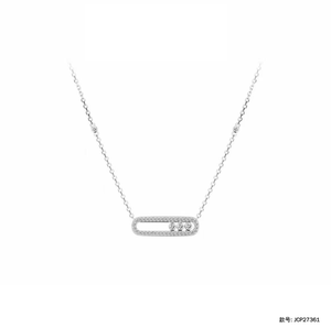 ダイヤモンドネックレス18K 0.304Ctビンテージスタイルラボ成長ギフト用IGI認定 - Product Image 1